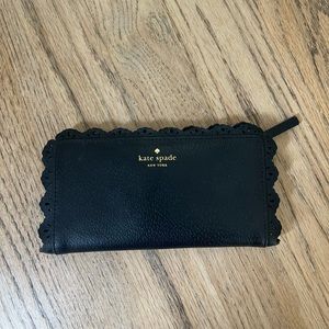 Kate spade black wallet